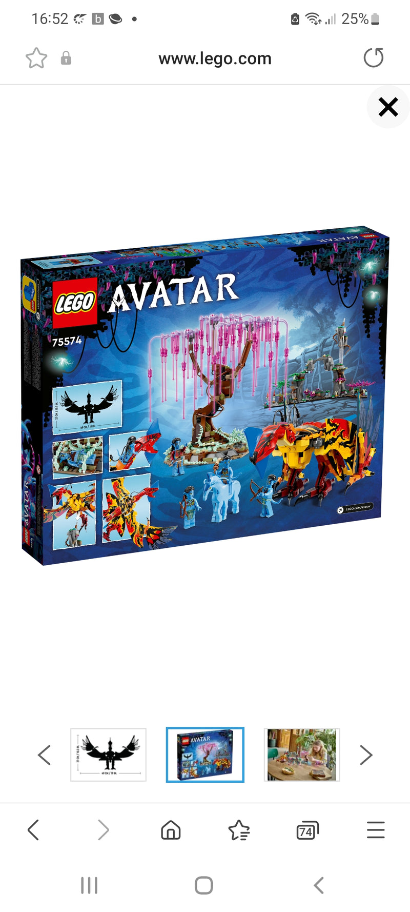Lego 75574 - Avatar - Toruk Makto & Tree of Souls