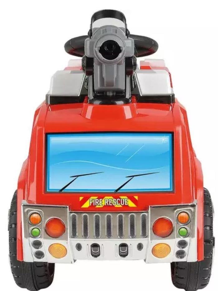 Bubble Fire Rescue Truck Electric Ride on