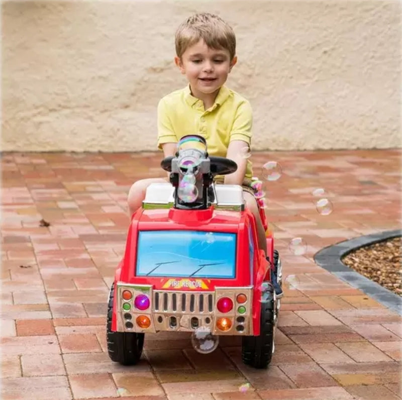 Bubble fire rescue electric ride on 2025