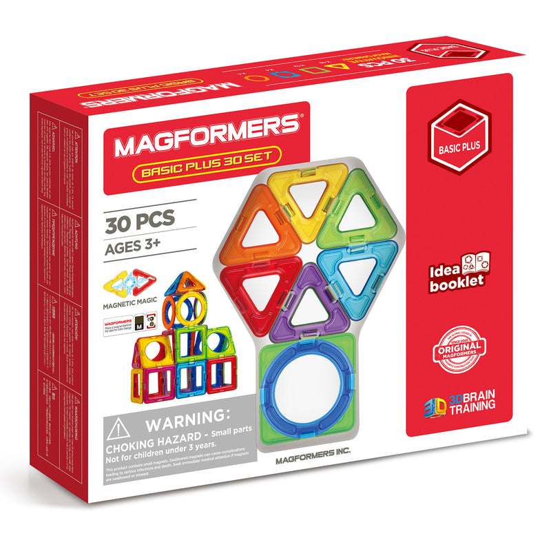Magformers Basic Plus 30 Set - David Rogers Toymaster