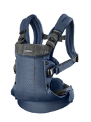 Baby Bjorn - Baby Carrier Harmony With Bib - Navy Blue - 3D Mesh