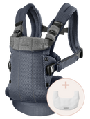 Baby Bjorn - Baby Carrier Harmony With Bib - Anthracite - 3D Mesh
