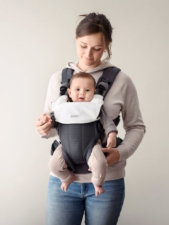 Baby Bjorn - Baby Carrier Harmony With Bib - Anthracite - 3D Mesh
