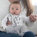 Bebe Au Lait - 2 pk Bandana Bibs - Just Be and Leaves
