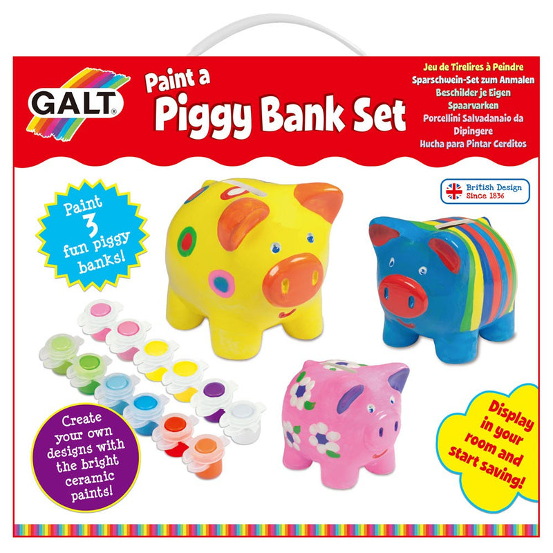 Galt Paint a Piggy Bank Set - David Rogers Toymaster